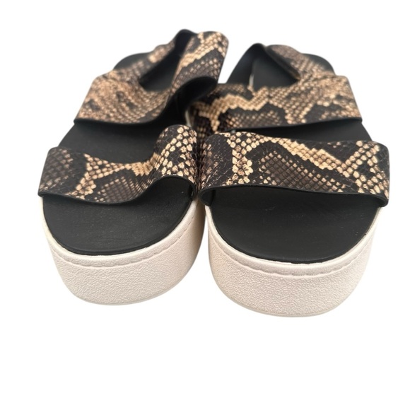 Vince Women's‎ Snake Print Platform Sandals size 8 - Picture 2 of 5